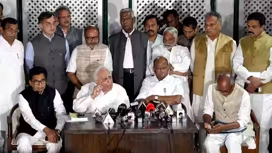 Opposition Leaders Meet At NCP Chief's House
