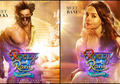 Alia Bhatt And Ranveer Singh Shine In Rocky Or Rani Poster