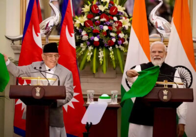 PM Modi Meets Nepal Counterpart Pushpa Dahal For Bilateral Talks