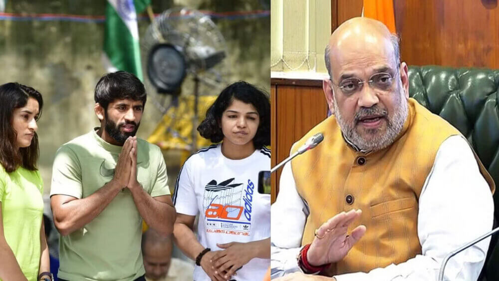 Wrestlers Meet Union Home Minister Amit Shah