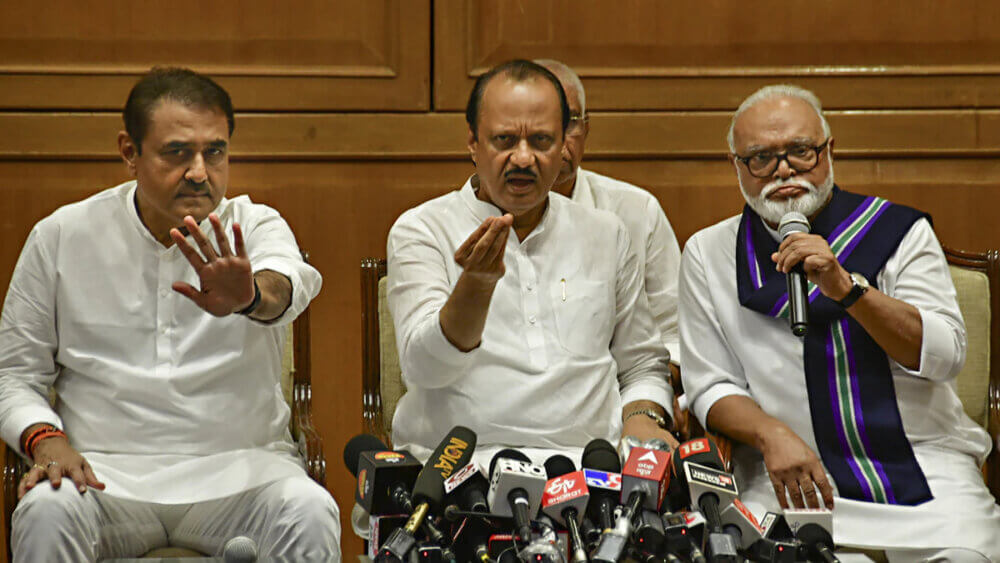 NCP submits a disqualification petition against Ajit Pawar and Eight Other Rebels