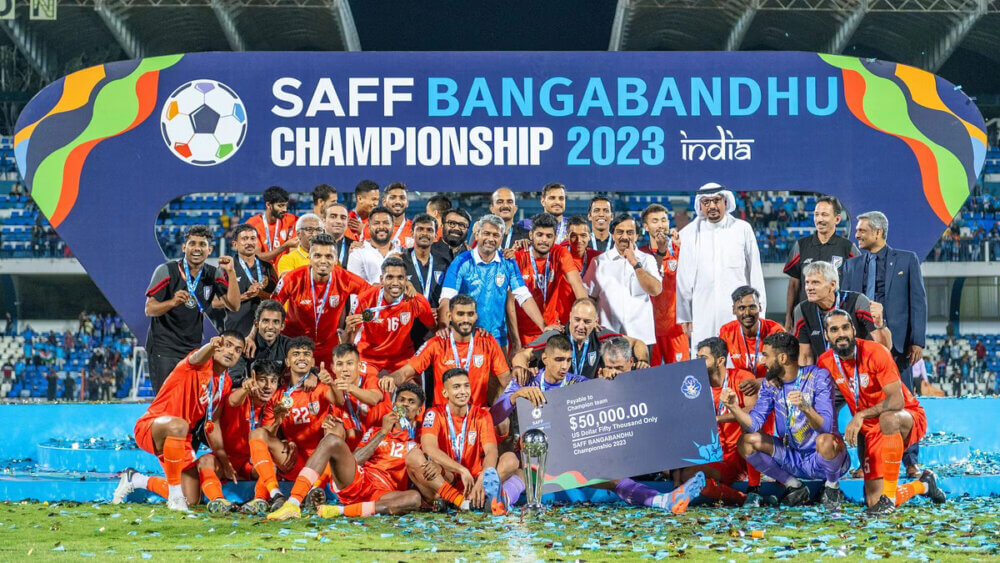 SAFF Championship 2023 - India wins its ninth title