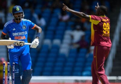 1st T20: West Indies defeated India by four runs to lead 1-0