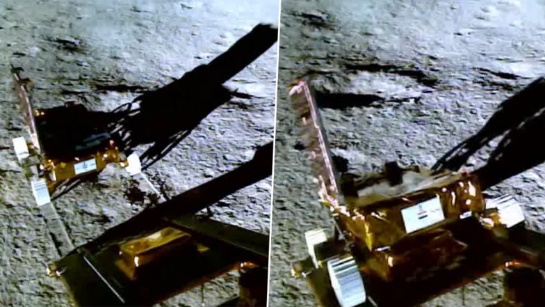 Chandrayaan 3: Vikram lander's Pragyan Rover Walks on the Moon