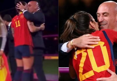 Indignation after Spain's FA Chief kisses Jenni Hermoso during celebrations