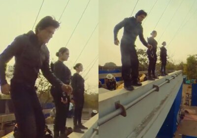 Jawan Movie - Shah Rukh Khan's Stunt BTS Video goes Viral