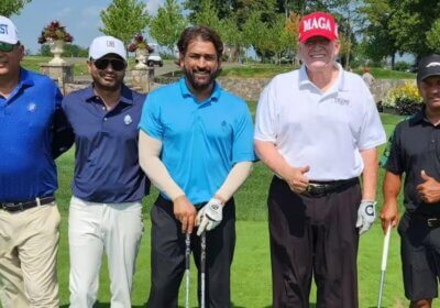 Donald Trump and MS Dhoni Played Golf Together