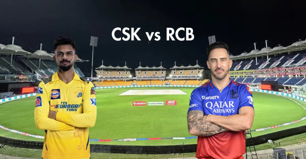 CSK and RCB To Lock Horns In High Voltage Opener Of IPL 2024